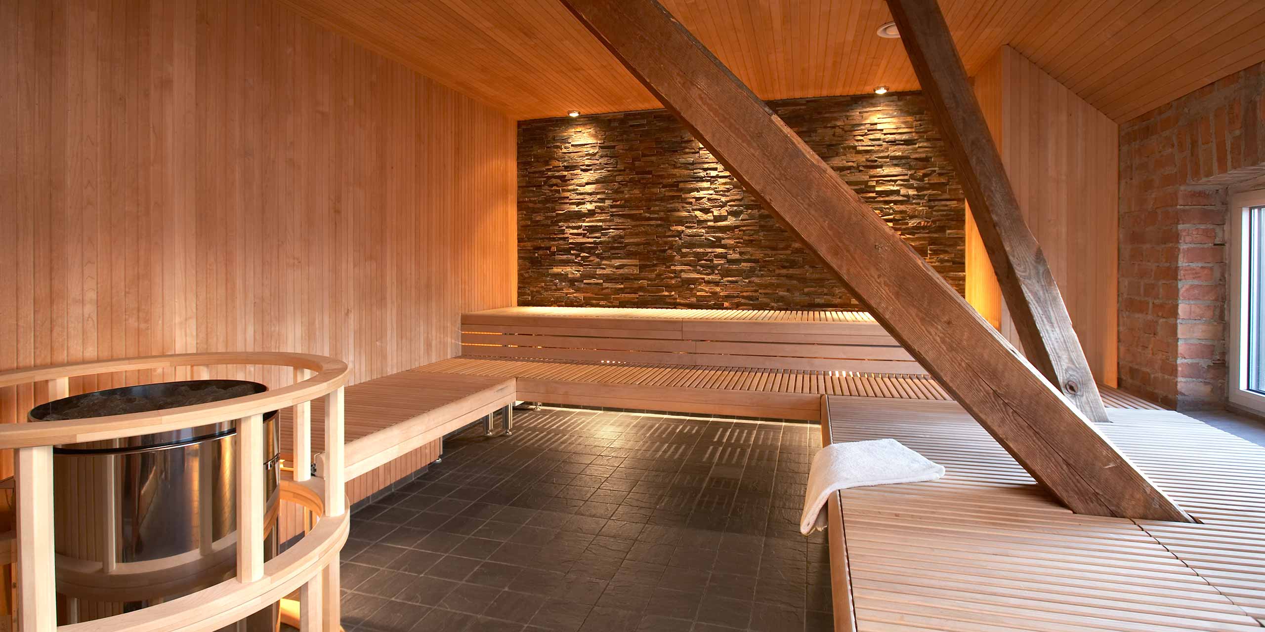 custom built sauna