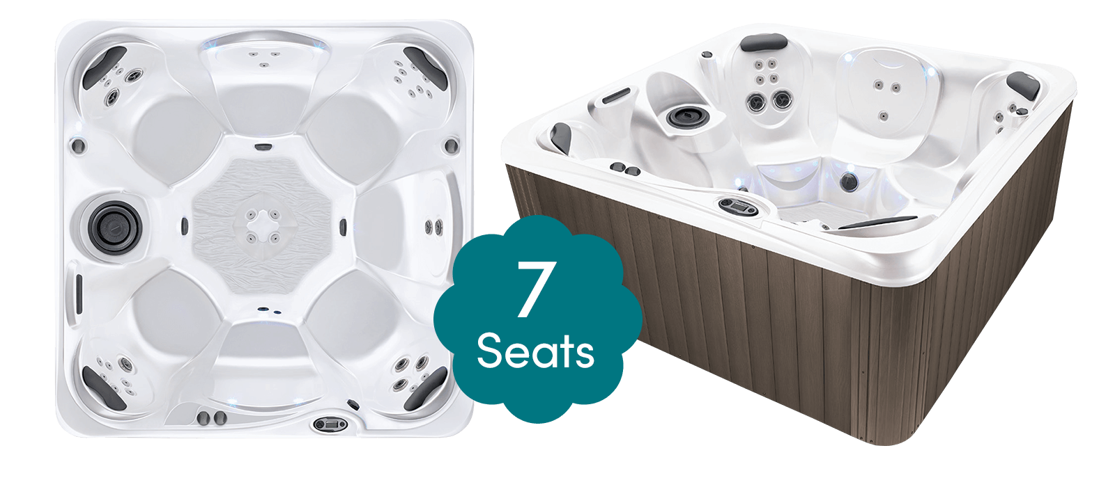 7 Seats Retreat hot tub